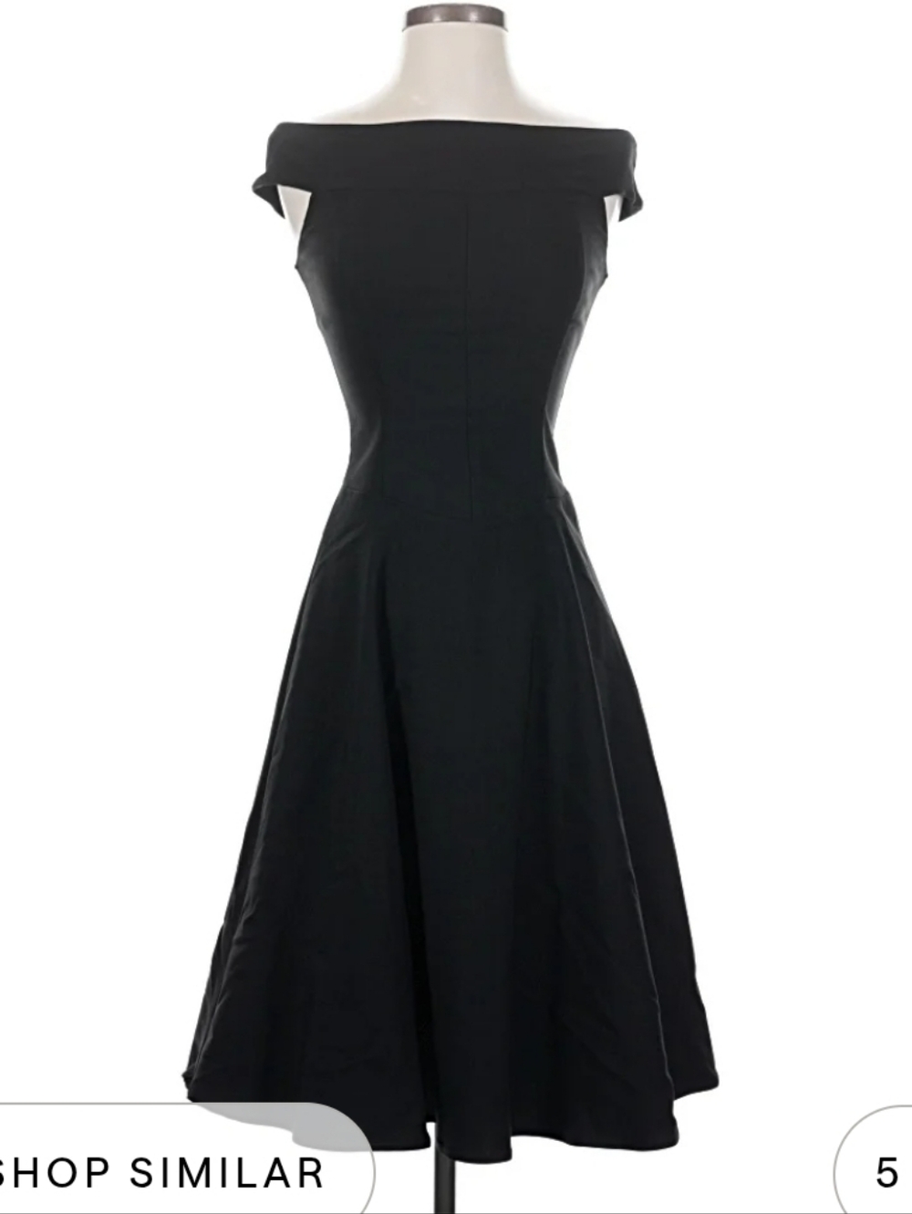 Ruby Rox Black Boatneck Fit & Flare Dress